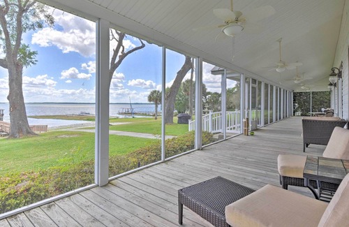 Candler House | Luxury Lake Weir Beach Retreat w/ Private Dock!