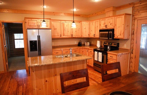 Nevis House | Luxury Log Home 1/2 Mile from Snowmobile/Bike Trail