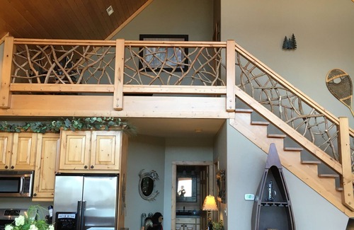 Summer Hill House | Luxury Log Home overlooking Mountains & Lake Glenville in a Gated Community.