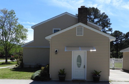 Myrtle Beach Apartment | Luxury Master Suite king size bed full bathroom in the center of Myrtle BeachSC