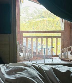 Megeve Ski Chalet | Luxury Megève Chalet, sleeps 8 with Mountain Views and Jacuzzi