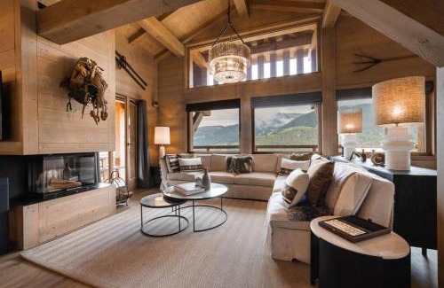 Megeve Ski Chalet | Luxury Megève Chalet, sleeps 8 with Mountain Views and Jacuzzi
