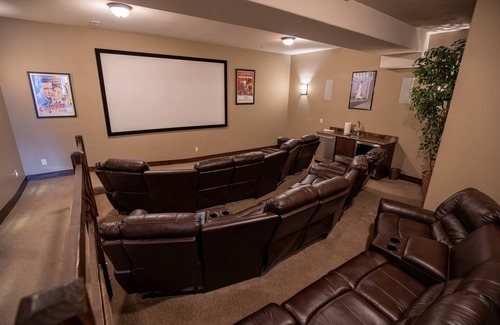 Forest Hills House | Luxury mountain home with stunning views, hot tub, theater & game room