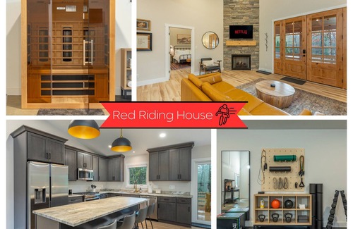 Hendersonville House | Luxury Mountain Escape w/Sauna, Cold Plunge and Fitness Gym
