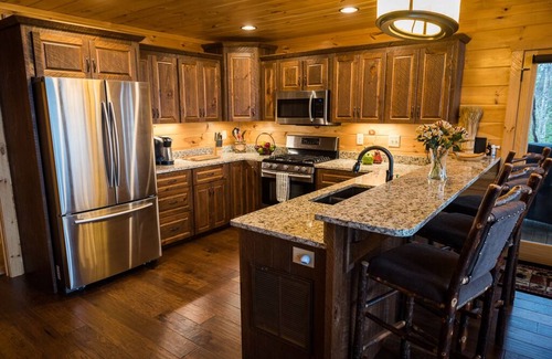 Blue Ridge Cabin | Luxury MTN House *Breathtaking Views* Hot Tub* 2 Outdoor Fireplaces *Fire Pit
