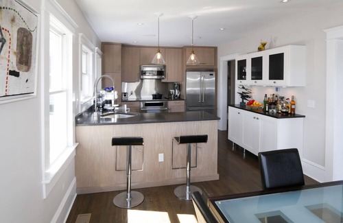 Asbury Park House | Luxury Oasis Panoramic Lake Views - terrace and hot-tub overlooking Deal Lake