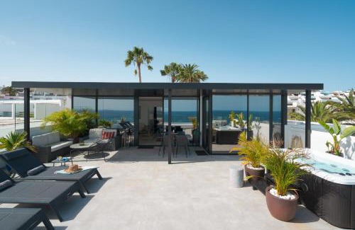 Puerto del Carmen Apartment | Luxury Penthouse Panoramic Ocean Views 2bedroom Apartment with Jacuzzi