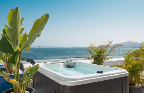 Puerto del Carmen Apartment | Luxury Penthouse Panoramic Ocean Views 2bedroom Apartment with Jacuzzi