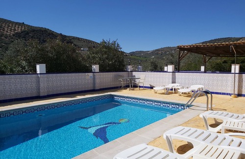 Iznajar Apartment | Luxury Poolside Apartment With Chlorine Free Pool , Hot Tub, Free Wifi,