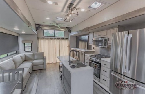 Bar Harbor House | Luxury RV at Eden Village Bar Harbor. Located 6 Minutes from Acadia National Park. Only 12 minutes to Downtown.