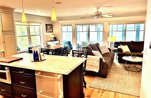 Saratoga Springs House | Luxury Saratoga Lakefront 3 Bedroom Retreat with Private Dock & Stunning Views