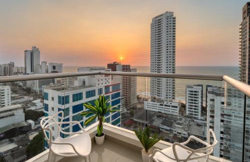 Bocagrande Apartment | Luxury Sea View Duplex in the Heart of the City