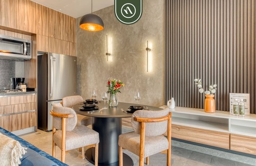 Cuauhtemoc Apartment | Luxury Studio - Revolution Monument View - Gym