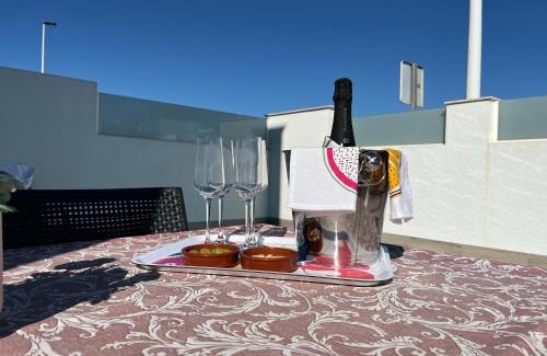 San Pedro del Pinatar House | Luxury Three Bedroom Villa with Private pool and rooftop Solarium
