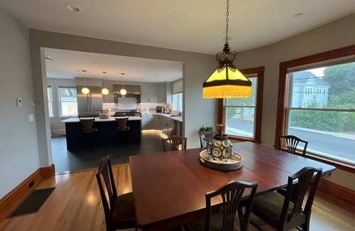 Winthrop House | Luxury Victorian near Salem: Stunning Ocean Views & Modern Elegance in 6BR Manor