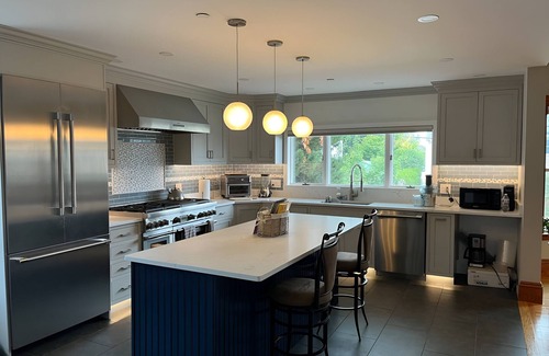 Winthrop House | Luxury Victorian near Salem: Stunning Ocean Views & Modern Elegance in 6BR Manor