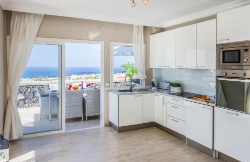 Costa Adeje Villa | LUXURY WHITE VILLA with sea view, heated pool