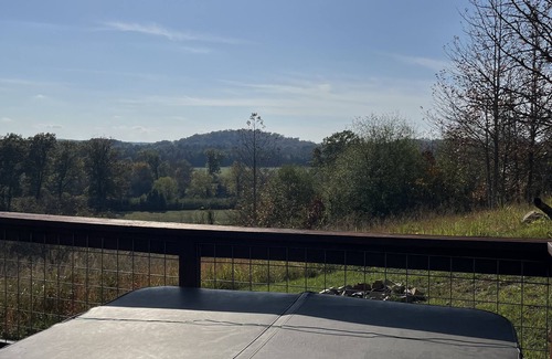 Glenwood Cabin | Luxury Yurt for Couples with Hot Tub on Deck