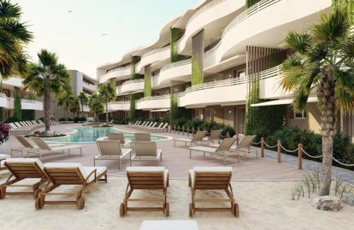 Faro Apartment | LuxuryApartmentBaiaBlanca Pool & Free Parking