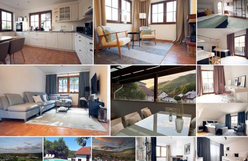 Bockenau Villa | Luxus-Familienvilla mit privatem Pool und XXL Whirlpool, Kamin, Grill & Blick in die Weinberge