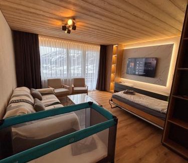 Leukerbad Apartment | Luxuse Ferienwohnung Flüe 11