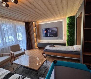 Leukerbad Apartment | Luxuse Ferienwohnung Flüe 11