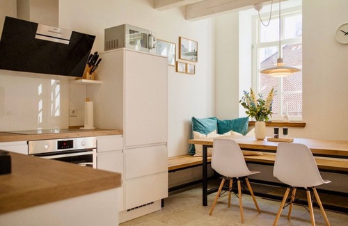 Rysum Apartment | "Maartje" Cozy & modern with sun terrace in Rysum - Van Senden