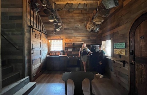 Hayesville Cabin | Magical Caretaker’s Cabin with Loft, Firepit, Petting Zoo & Wizarding Charm