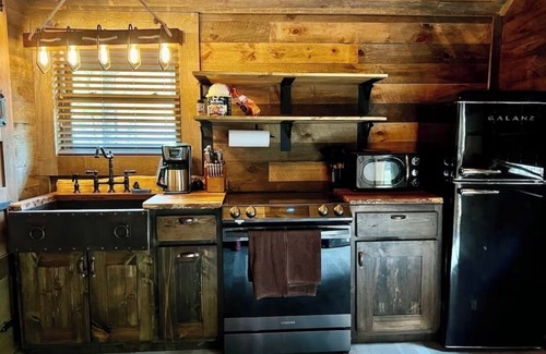 Hayesville Cabin | Magical Caretaker’s Cabin with Loft, Firepit, Petting Zoo & Wizarding Charm