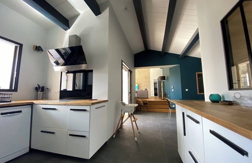 Le Bois-Plage-en-Re House | Magique Maison sur la Dune Avec Spa les Pieds Dans le Sable
