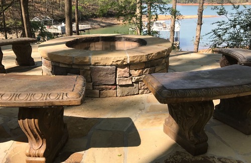 Gainesville House | Magnificent Lake Lanier Home-Indonesian Decor-Huge Party Dock