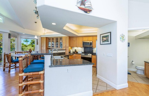 Kaiulani Condo | Magnificent mountains of Kauai's north shore provide a spectacular backdrop.