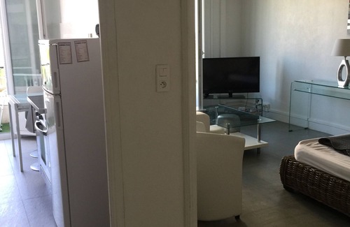 La Californie Apartment | MAGNIFICENT T1 SEA VIEW WITH PARKING FACING THE ENGLISH PROMENADE