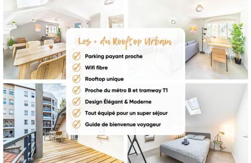 Charpennes - Charmettes Apartment | Magnifique Rooftop 4 personnes, proche Part-Dieu