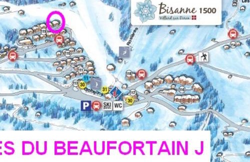 Bisanne 1500 Apartment | Magnifique T3 avec terrasse et garage à Villard-sur-Doron - FR-1-293-254