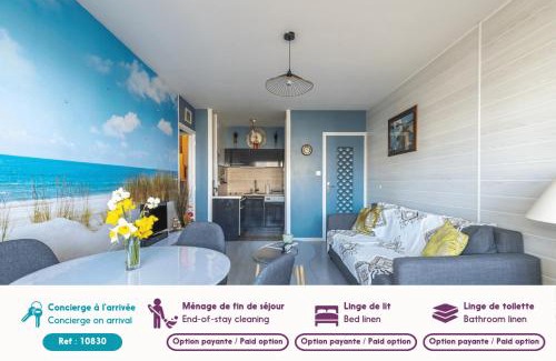 Saint-Hilaire-de-Riez Apartment | Magnifique vue sur l'océan- Appartement pour 2