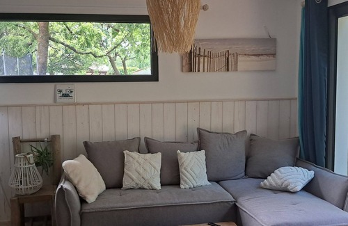 Lanton House | Maison de 60 m2 Proche du Bassin Avec Jardin, Terrasse et vue sur Parc Arboré