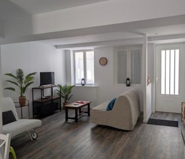 Seurre Apartment | Maison de ville, local à vélo, cour, bord de Saône