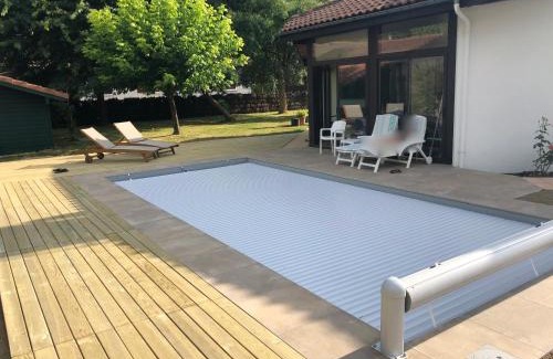 Lit-et-Mixe House | Maison landaise moderne avec piscine chauffée et spa