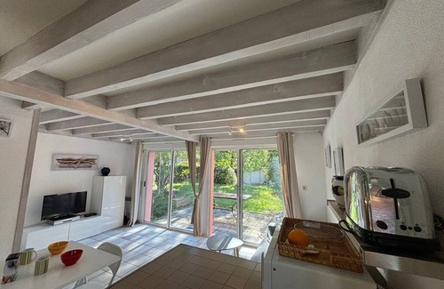Biscarrosse Apartment | Maison Mitoyenne en Duplex Avec Jardin Proche lac