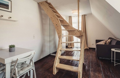 Lahr House | Maisonette apartment (number 10) over 2 levels, balcony and great view