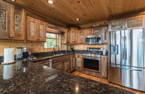 Morganton Cabin | Majestic-mountaintop cabin, hot tub, fireplaces.