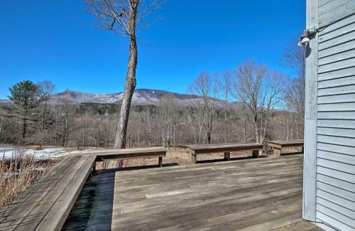 Manchester Center House | Manchester Home on 40 Acres with Game Room and Deck!