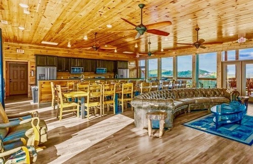 Chalet Village North Cabin | Mansion In The Sky 11 Bedroom Cabin by RedAwning