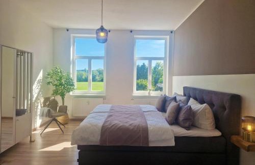 Bad Sooden-Allendorf Apartment | Manufaktur Schrotsche 4 nahe Altstadt & Bahnhof - 3 SZ, 2 Bäder, ideal für Familien & Gruppen bis 7 Personen