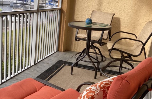 Burnt Store Marina Condo | "Marina Breeze" a Waterfront Condo, View of North Basin at Burnt Store Marina