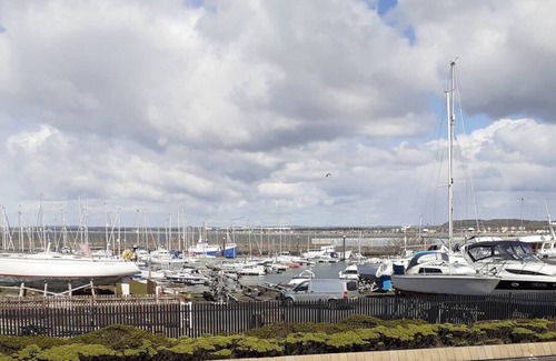 Troon Apartment | Marina View, lovely upper 3 bedroom apartment
