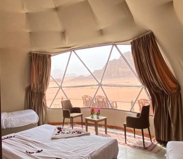 Wadi Rum Bed & Breakfast | Martian landscape camp