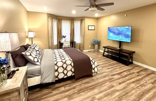 Sugar Hill House | Master bedroom wt New bathroom