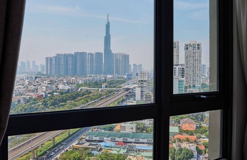 Thu Thiem Apartment | Masteri view Landmark 81, downtown city 5mins-metro
